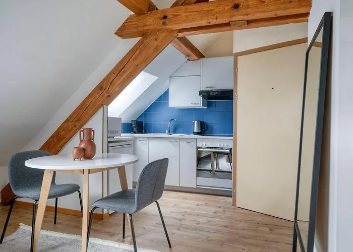 شقة Eagle Charmante Dachgeschosswohnung Mit Design & Ausblick زيورخ